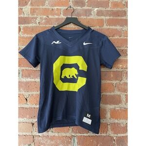 NWT Nike Mesh Flag Football Jersey Youth Boy's M navy blue Cali Dri-Fit #1